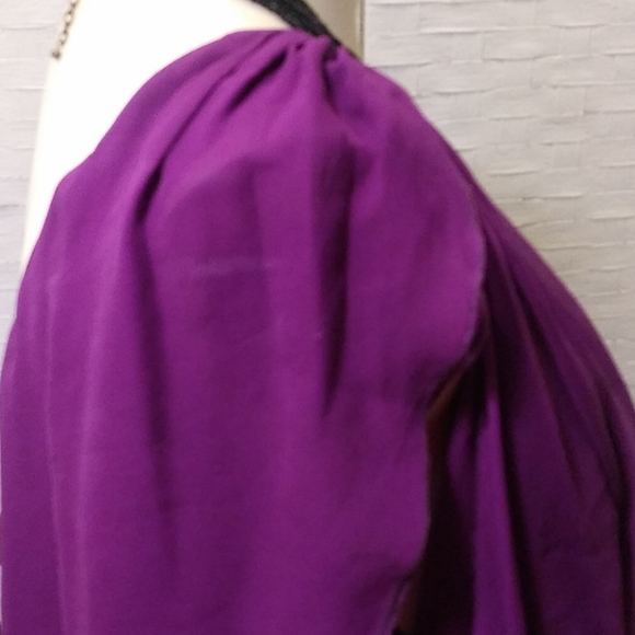 Purple Silk Occasional Dress Bloomingdale - Picture 6 of 14
